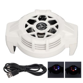 HXSJ Mobile Phone Cold Clip Radiator Phone Semiconductor Cooler Portable Handheld Cooling Fan White