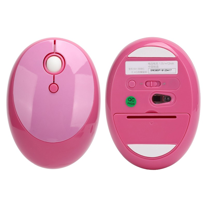 Wireless Mouse 2.4G Bluetooth 4.0 ABS with USB Receiver for