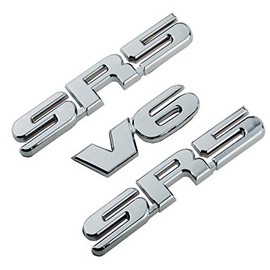 3pcs/set SR5 V6 Fender Side Rear Emblems Badges With Adhesive For Tacoma (Chrome)