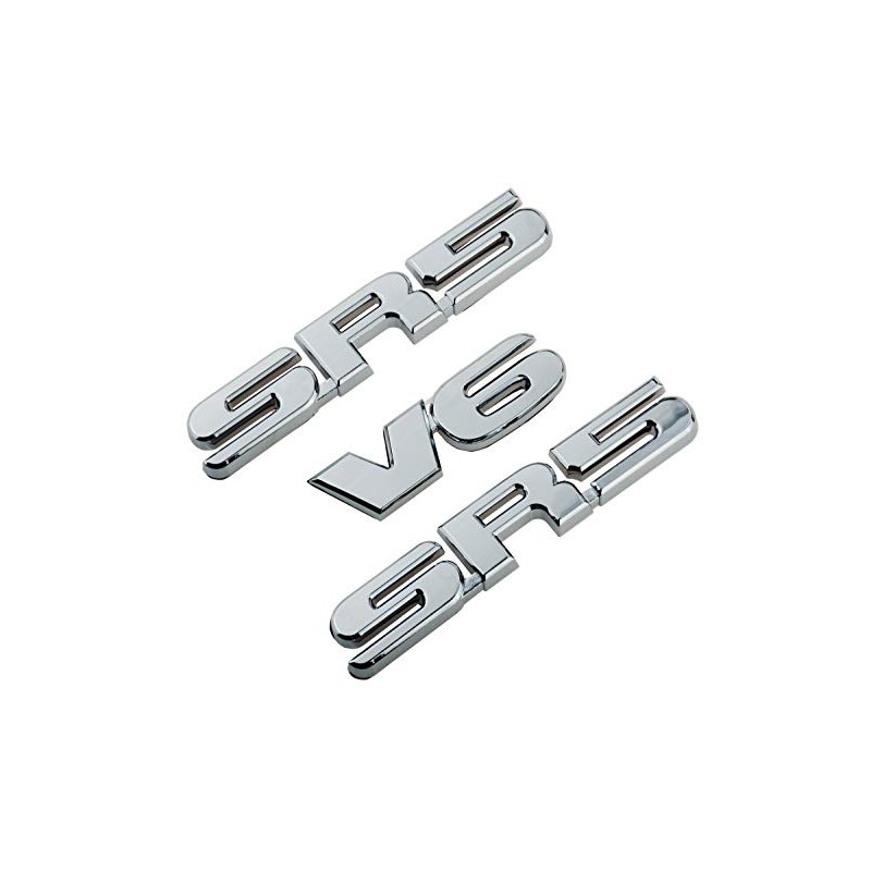 3pcs/set SR5 V6 Fender Side Rear Emblems Badges With Adhesive