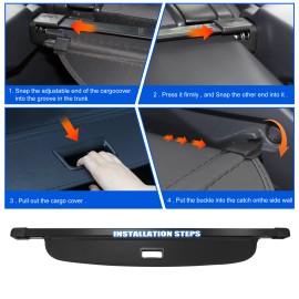 fender_king2024 For 2022-2024 Genesis GV70 Retractable Trunk Cargo Cover Luggage Shade Shield