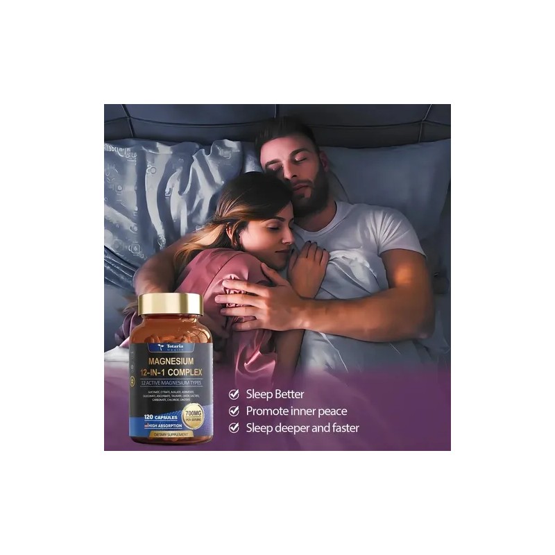 Totaria Complejo Magnesio 700mg Usa Sabor