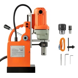1200 W Magnetic Drill Press 1.5 Boring Diameter 2248 Lbf Power with 900 RPM Speed Efficient Weldon Shank Mag Drill PressDrilling Diameter: 38 mm