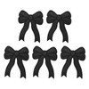 YELARXI Glitter Bow Iron on Patches Sequin Sew on Bows