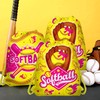 12 Pcs Softball Drawstring Bag Set Sports Themed Backpack Storage