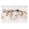 folia 2209 Advent Calendar Natural 24 Wooden Numbers for Hanging,
