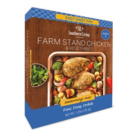 Southern Living Farm Stand Chicken & Vegetables Seasoning Mix, One Pan Sheet Baked Chicken, Seasoning & Spice for Family Dinner Recipes, 1.25 oz.