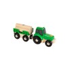 BRIO Bahn 33799 - Traktor mit Holz-Anhänger