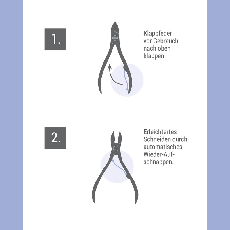 TITANIA Extra Sharp Professional Nail Clippers (10.5 cm) • Strong