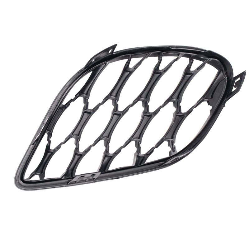 TRQ Front Right Fog Light Hole Cover Black Passenger Side