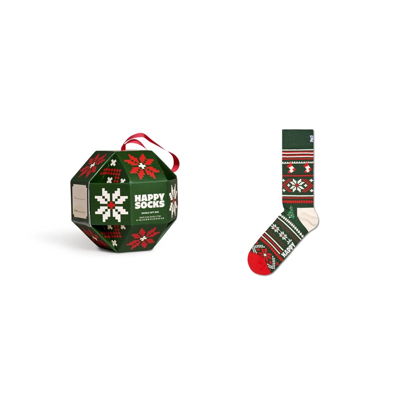 Happy Socks Christmas Socks - Holiday Cotton Socks in Fun