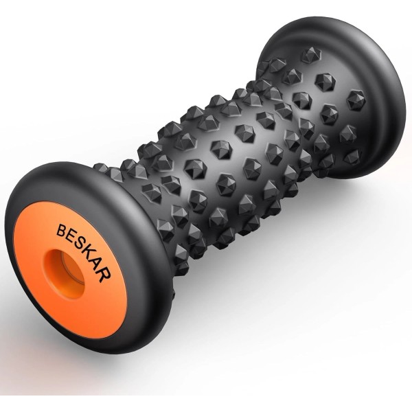 BESKAR Foot Massager Roller for Plantar Fasciitis Relief Portable Deep