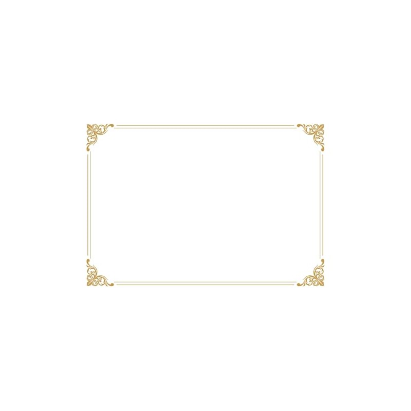 ASTAR 10 / 25 / 50 Sheets Blank Award Paper,