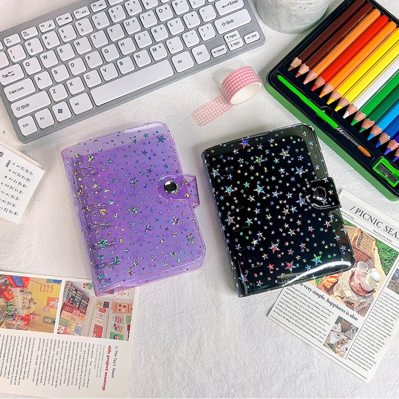 Sticker Book, a7 Girls, Sticker Notebook, Mount, Transparent Binder, Refill,
