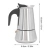 Stovetop Coffee Maker Pot Drip Type Large Capacity Stainless Steel