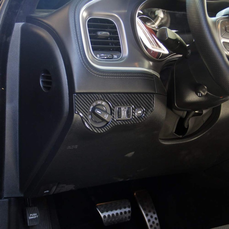 Crossel - Panel calcomanía para interruptor de faro delantero de