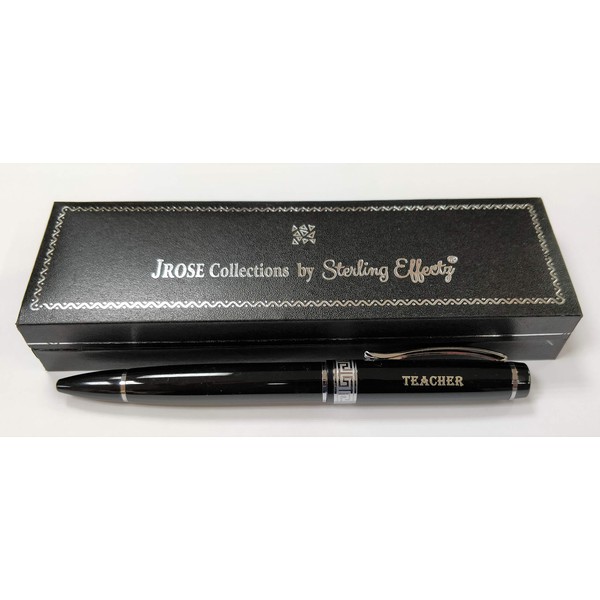 JRose Collections Elegant Teacher Pen in Luxury Gift Box for