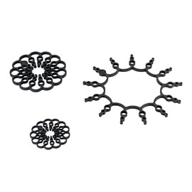 Kuhn Rikon Trivet & Pan Guard, (Set of 3), Black