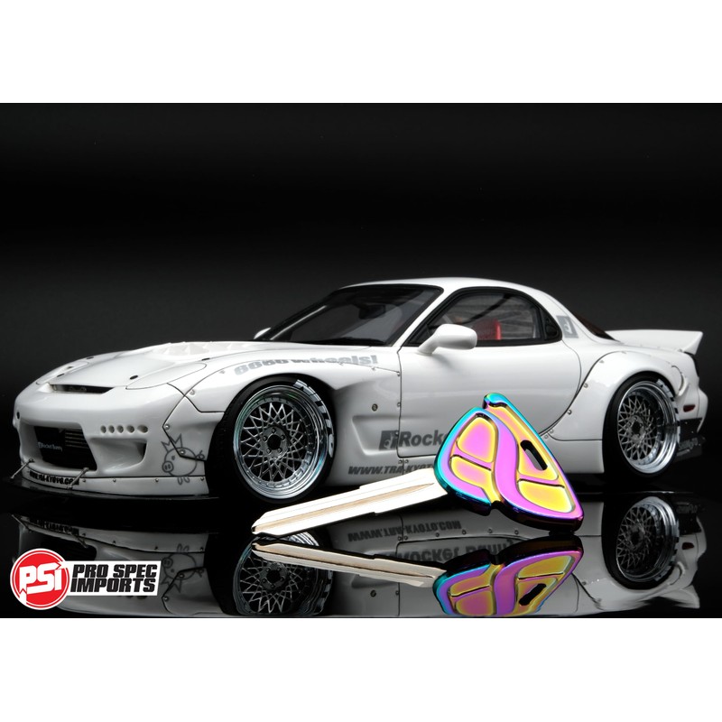 Pro Spec Imports - ‘Neo Chrome’ Billet CNC Titanium Key
