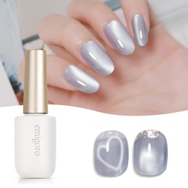 emigoro Magnetic Gel Gel Nail Mag07 Single Color, Large Capacity, 0.5 fl oz (15 ml), Color Gel, Magnetic Nail, Fine Particles, Cat Eye Gel, Glitter, For Beginners & Professionals, UV/LED Compatible