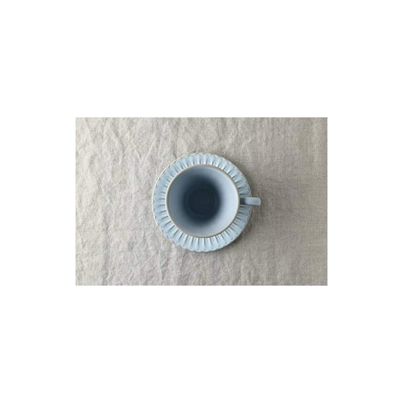Yamani 42190468 Cup Saucer, Light Blue, 7.8 fl oz (200