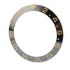 Ceramic Watch Bezel Ring Black Base Gold Digit Watch Bezel
