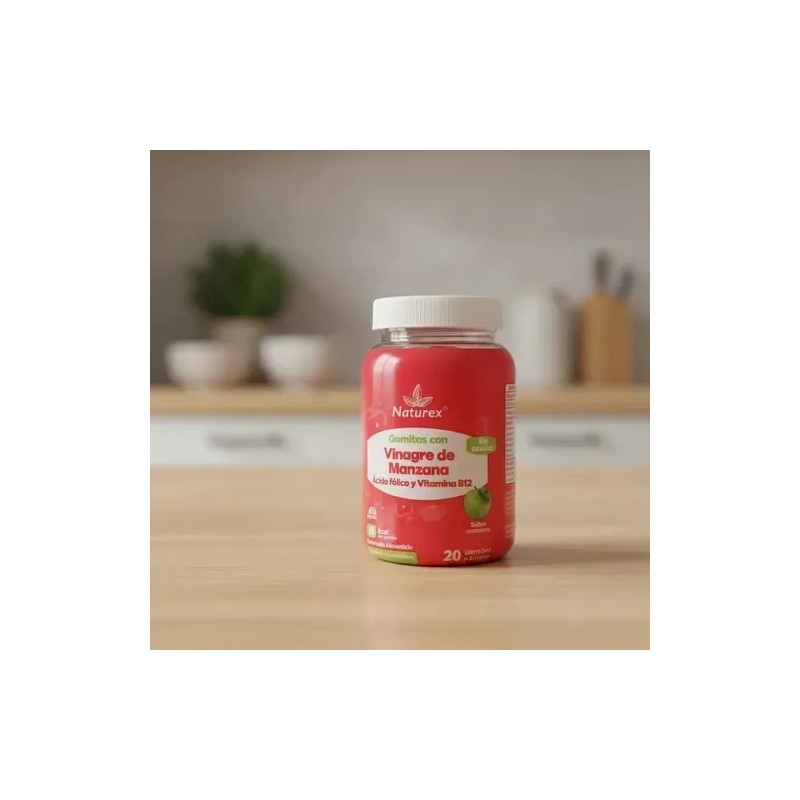 Gomitas Con Vinagre De Manzana Acido Fólico Y Vitamina B12