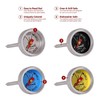 Escali AHS1-4 Easy Read Mini Steak Thermometer Set, Dial Reads