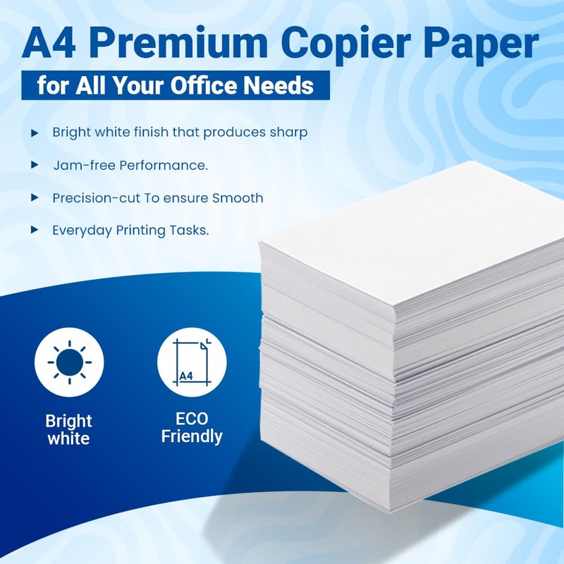 ZOPPER | A4 Copier Paper 80gsm White 500 Sheets -