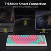 iTastatur 82 Keys Wireless Gaming Keyboard 75 Percent,Triple Mode Bluetooth/2.4Ghz/USB