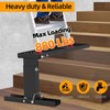 Foldable Ladder Extender Pro, Heavy-Duty Ladder Stabilizer High Strength, Ladder