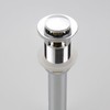 Polished Chrome Pop Up Sink Drain with Overflow, Bathroom Faucet