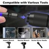 NORTOOLS 3PCS Quick Release Impact Bit Holders 1/4 Hex Converter,1/2-inch,