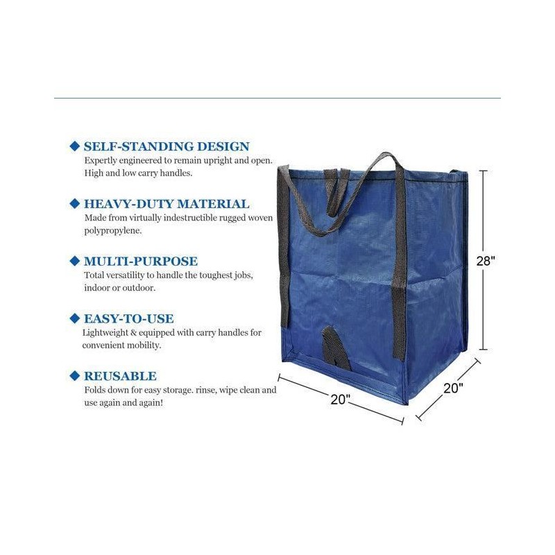 Heavy Duty Home and Yard Bags 48 Gallons Holds Up