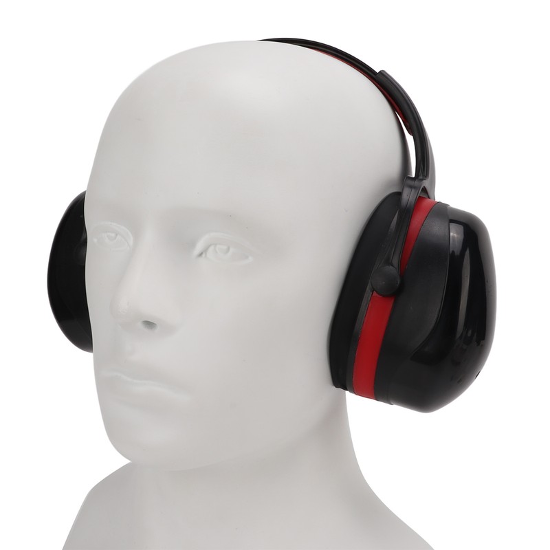 Hearing Protection Ear Muffs 24dB NRR Adjustable 360° Rotating Shell