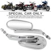 8mm Chrome Motorcycle Rearview Side Mirrors For Harley Davidson Street