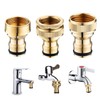 BSITSSS Pack of 3 Tap Adapter Hose Coupling, Hose Connection