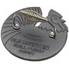 Old Mountain Pre Seasoned Rooster Shaped Bacon / Grill Press,