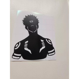 Jujutsu Kaisen Yuji Itadori Sakuna Sticker Vinyl Decal 4 Windows, Laptops, etc!