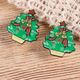 25 Pcs Light up Brooch Pins Snowman Christmas Brooch Led Brooch Party Favors Glowing Badges Xmas Brooch Christmas Pin Light up Flash Badge Luminous Child Clothing Items Lapel