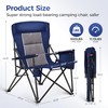 ALPHA CAMP Heavy Duty High Back Camping Chairs with Cup