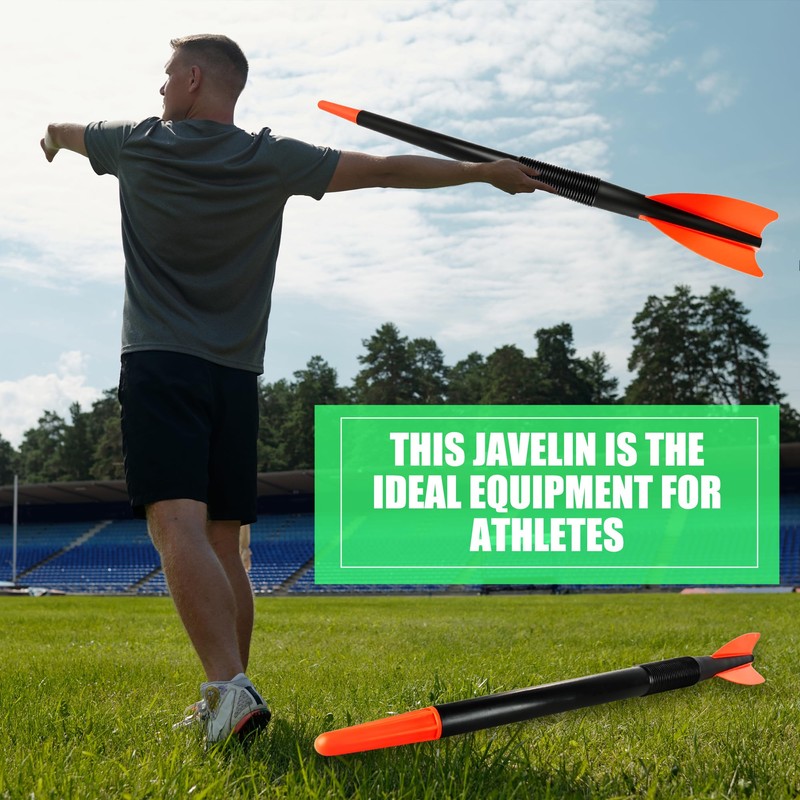 Spaluck 3 Pcs 300 Gram Plastic Training Javelin Throwing Equipment