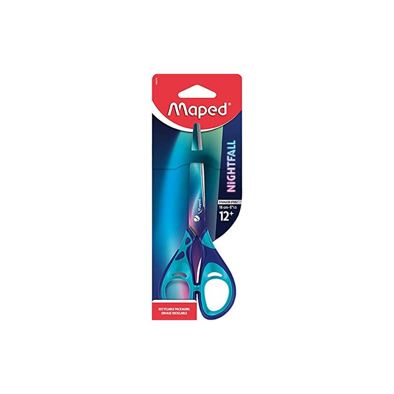 Maped - Nightfall Scissors 16 cm - Comfortable Rings with