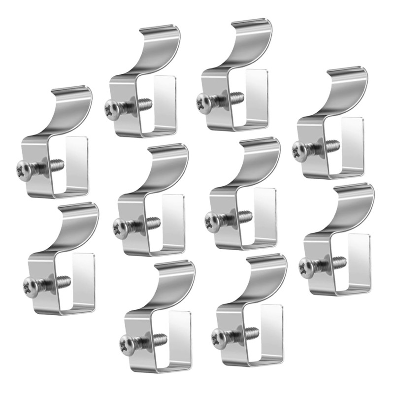 Tofficu 5sets 10pcs Vinyl Siding Hooks Durable Splashproof Clips for