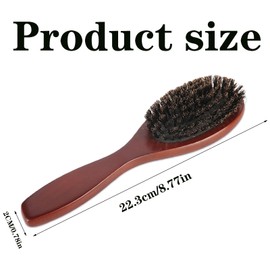 Wildschweinborsten Bürste, Hair Brush, Haarbürste Wildschweinborsten, Teasing Hair Brush Boar Bristle, Haarwerkzeuge, Mode-Styling-Werkzeuge, Für erzeugen Sie einen flauschigen Effekt