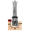 Augbits Bowl and Tray Template Router Bit 1/2" Shank, 3/16"