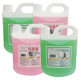 Large capacity liquid soap, foam soap, foaming liquid soap, foam soap refill, clean Hand soap 4000ml 4ea