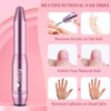 Alety Electric Nail Drill Kit, Portable File for Acrylic Gel