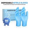 6 Mil Blue Nitrile Disposable Gloves, Latex-Free, Powder-Free, for Cooking,