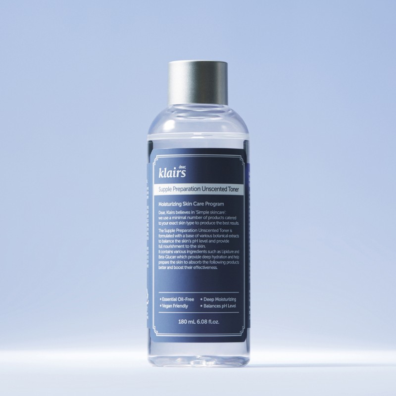 DEAR KLAIRS [Soothing Hydration 5-Piece Routine Box] EGF Midnight Blue